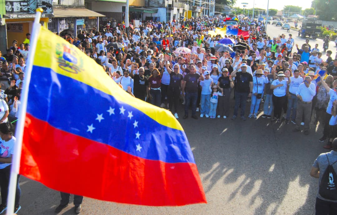 En Punta de Mata más de 4 mil personas se movilizaron en la “Marcha para Jesús” 3 marcha3 1
