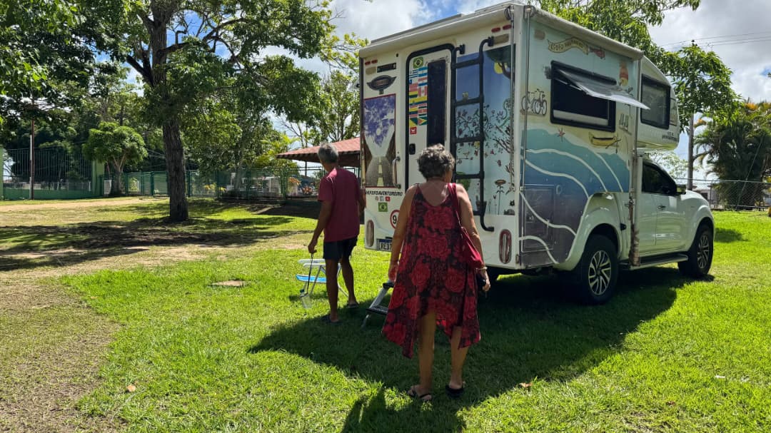 Turistas brasileros llegaron al parque zoológico La Guaricha 3 motorhome