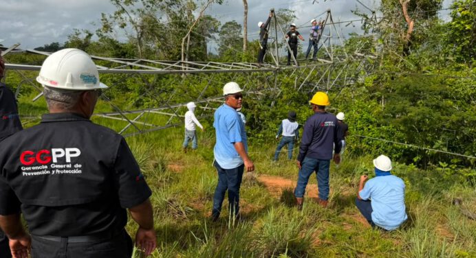 Avanza restitución del servicio eléctrico en los municipios Bolívar y Punceres