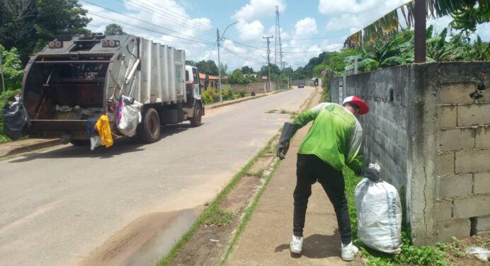 Iamam eleva prestación de servicio de recolección a 506 sectores en Maturín