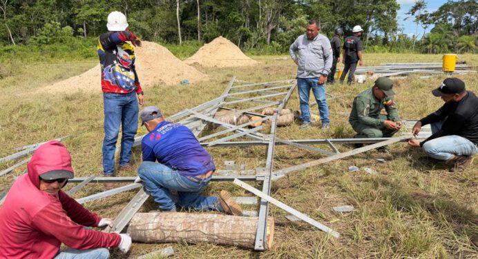 En menos de dos días construyen tercera torre de alta tensión en Punceres