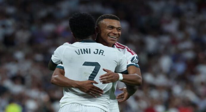 Real Madrid se estrenó en casa con una goleada 