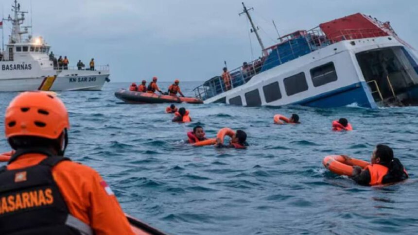 En el mar de Java, Indonesia: 129 personas desaparecidas tras naufragio de un ferry 1 naufragio