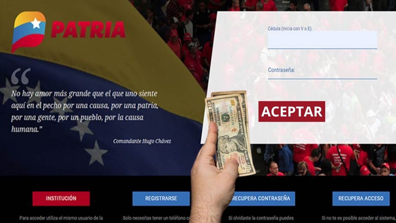 nuevo depósito en PATRIA