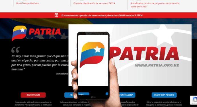 Desembolso en PATRIA de unos cuantos BONOS: Revisa y acepta