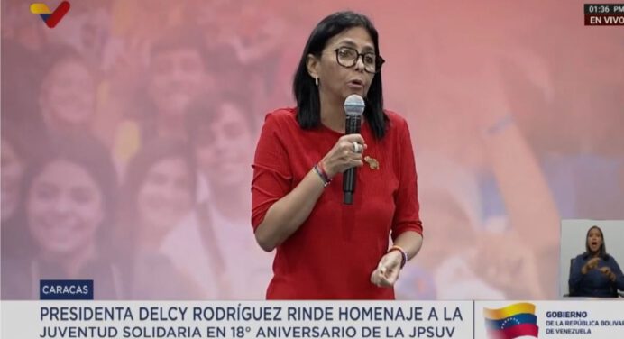 Delcy Rodríguez: La IA es una herramienta de enajenación de la realidad