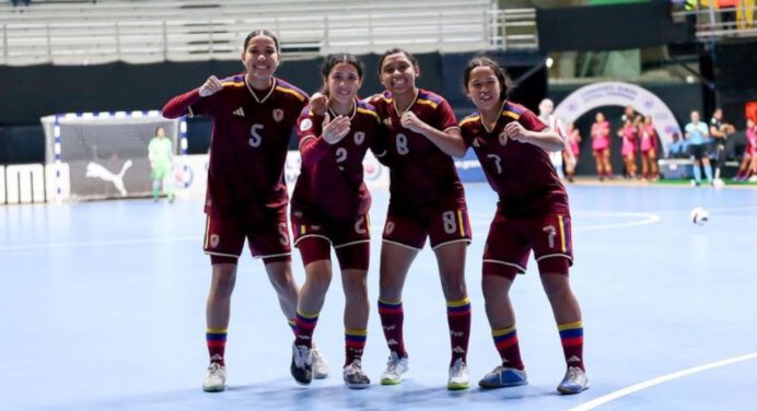 Vinotinto femenina de futsal sub-20 se clasificó a semifinales en el Suramericano