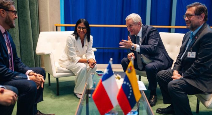 Delcy Rodríguez: Chile y Venezuela se reencuentran bajo el diálogo y la diplomacia
