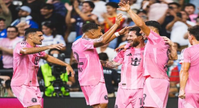 Messi alcanzó los 100 goles con Inter Miami