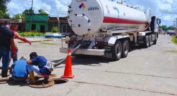 Realizan saneamiento de aguas servidas en los municipios Libertador y Punceres
