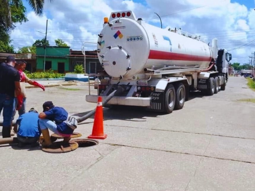 Realizan saneamiento de aguas servidas en los municipios Libertador y Punceres 1 agua
