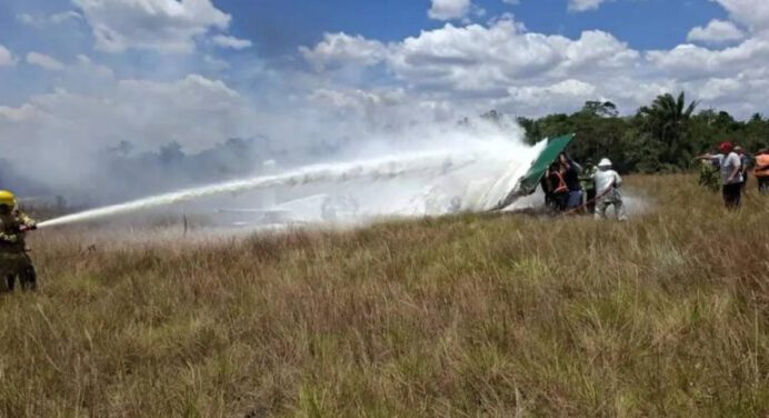 Dos fallecidos deja accidente aéreo en el estado Bolívar