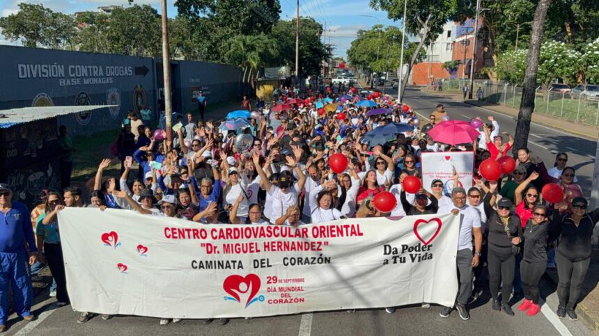Maturín participó en caminata por el día mundial del Corazón 1 corazón