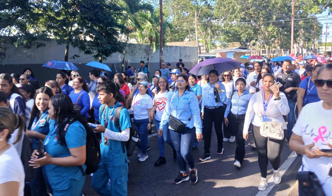 Maturín participó en caminata por el día mundial del Corazón 8 caminata2