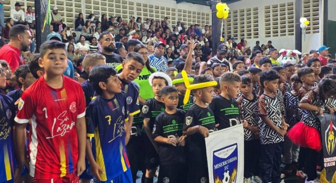 Inauguran el IV Torneo de fútbol menor “Copa Jardín de Oriente” en Caripe