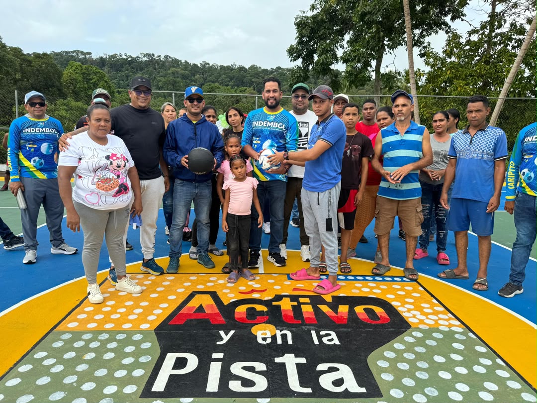 Entregan cancha de usos múltiples en la comunidad Araguaney de Caripito 3 caripito3