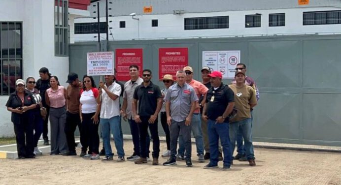 Exigen reenganche de trabajadores en la transnacional Halliburton en Monagas