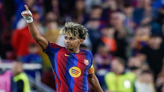 Barcelona continúa goleando en la Champions League 1 Lamine Yamal