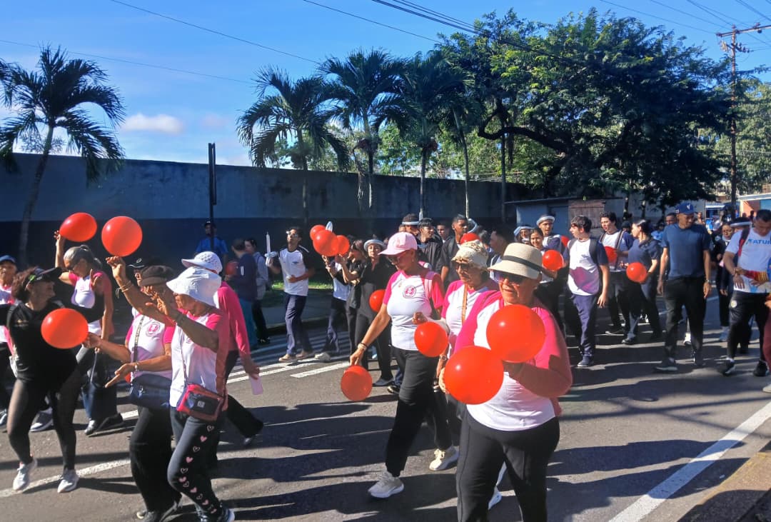 Maturín participó en caminata por el día mundial del Corazón 9 marcha1 1