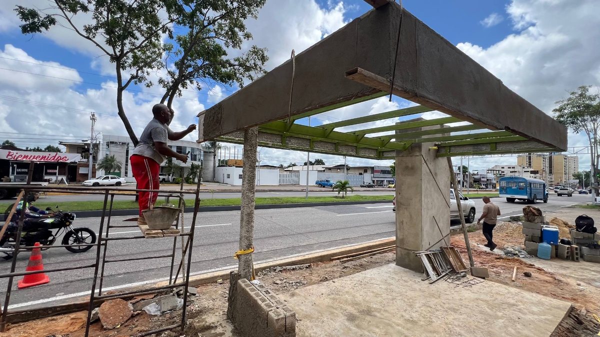 Maturín moderniza la avenida Libertador con nuevas paradas 2 parada2