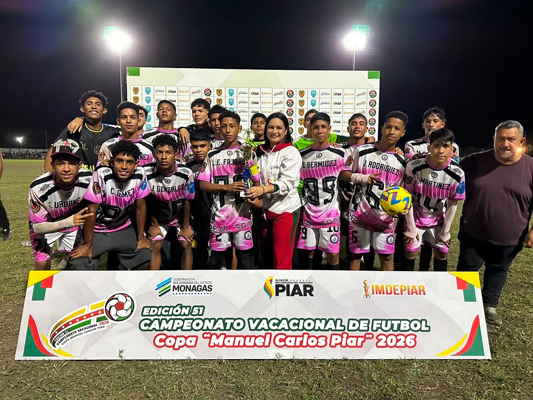 Exitoso cierre del campeonato vacacional de fútbol del municipio Piar 2 piar2 1