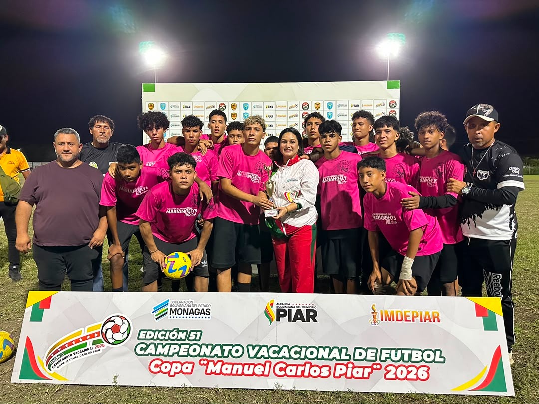 Exitoso cierre del campeonato vacacional de fútbol del municipio Piar 3 piar3 1