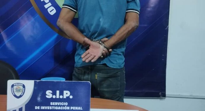 Polimaturín aprehendió a sexagenario por agredir con arma blanca a ciudadano