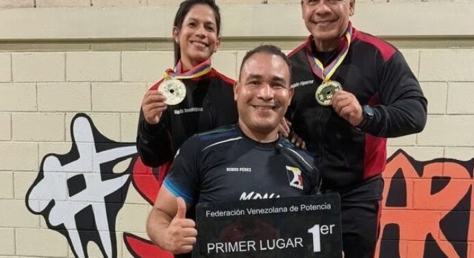 Monagas brilla en nacional de potencia con Rubén Figueroa y María Domínguez