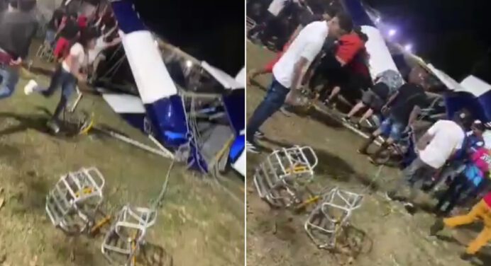 Accidente en «sillas voladoras» deja 7 heridos en parque de diversiones en Bolívar