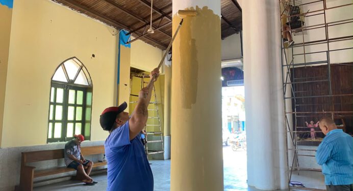 Alcaldía de Sotillo inicia rehabilitación integral de la iglesia San Rafael Arcángel