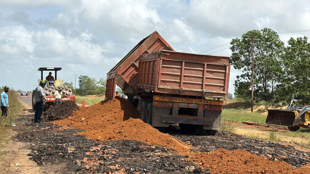 Arrancó plan de bacheo en el eje sur de Monagas 4 sur4