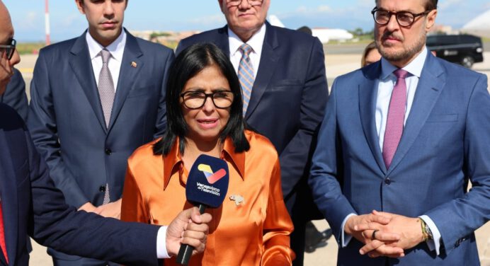 Delcy Rodríguez en Roma: Venezuela avanza hacia la meta de Hambre cero