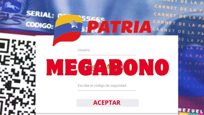 Megabono en PATRIA