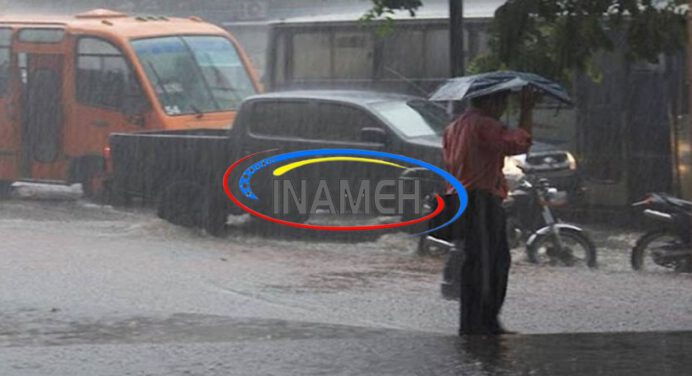 Inameh: lluvias de diversa intensidad en varias regiones del país