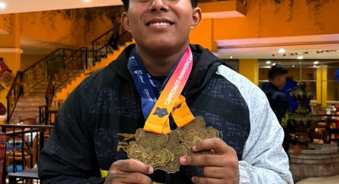Monaguense Ángel Rodríguez impone récord mundial juvenil en Panamericano de México