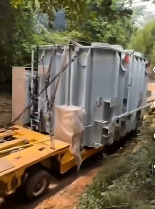 Trasladan autotransformador de potencia a subestación El Furrial 1 autotransformador