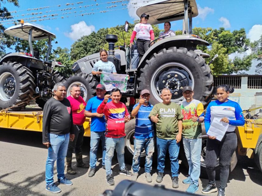 Comuna Riberas de Guarapiche recibió maquinarias agrícolas para la producción de caraotas 1 comuna