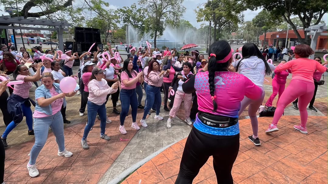 Monagas se vistió de rosa para promover la lucha contra el cáncer de mama 2 marcha2 1