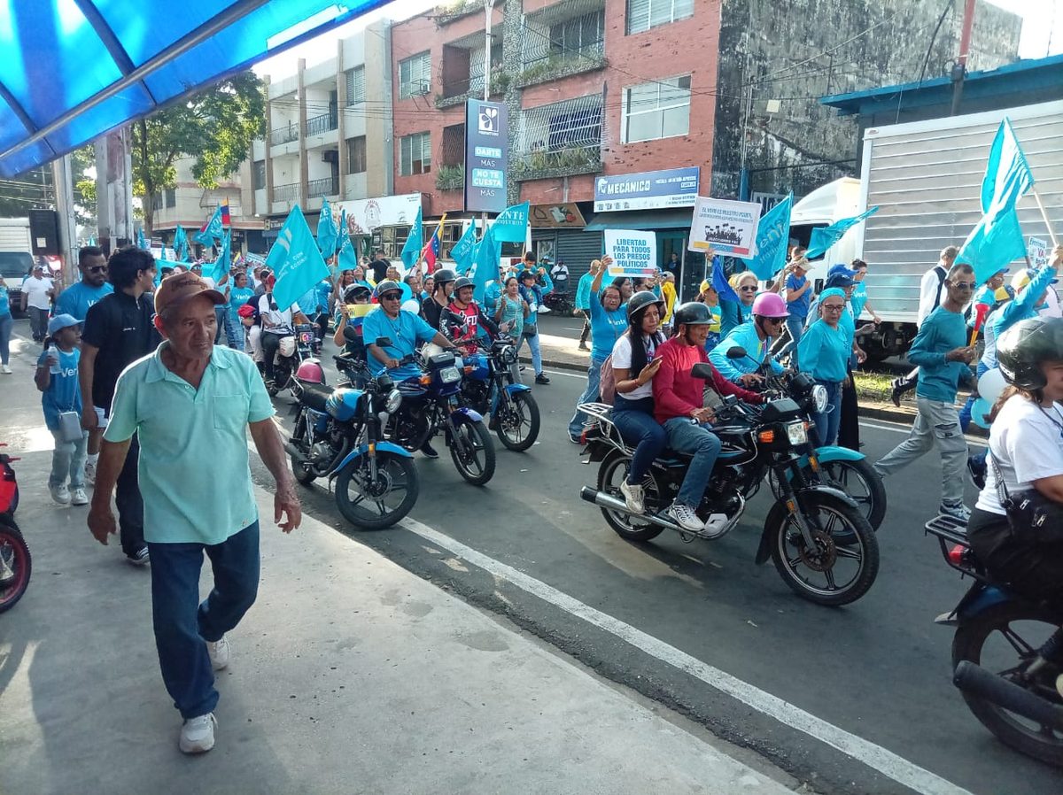 Oposición marchó en Maturín pidiendo elecciones presidenciales 3 motorizados
