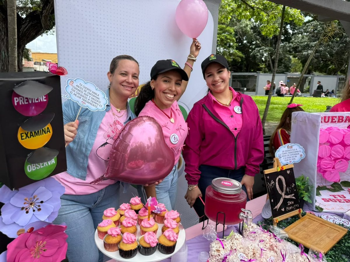 Monagas se vistió de rosa para promover la lucha contra el cáncer de mama 5 saludabe