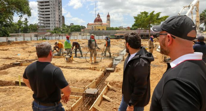 Inspeccionan trabajos del nuevo Complejo Educativo Vicente Salias en Maturín
